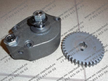 1DQ000-1011100A помпа Насос масляный  двигателя двс ючай Yuchai YCD4J22G, YCD4J22T-115, YCD4J11G, YCD4F63-132 оригинальные запчасти заводские комплектующие китайских фронтальных погрузчиков sdlg, xcmg, xgma, liugong, longong, foton, changlin