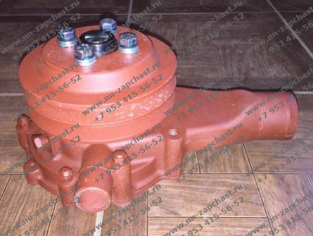 1307010B003-0000, 1307010-2/KB Насос водяной двс двигателя FAW 6110/125T-DL2A оригинальные запчасти заводские комплектующие китайских фронтальных погрузчиков sdlg, xcmg, xgma, foton, longong, liugong, lonking, changlin, chengong, fukai, neo