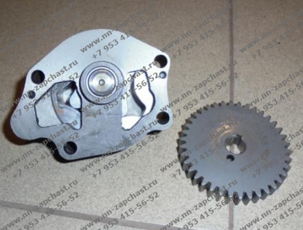1DQ000-1011100A помпа Насос масляный  двигателя двс ючай Yuchai YCD4J22G, YCD4J22T-115, YCD4J11G, YCD4F63-132 оригинальные запчасти заводские комплектующие китайских фронтальных погрузчиков sdlg, xcmg, xgma, liugong, longong, foton, changlin