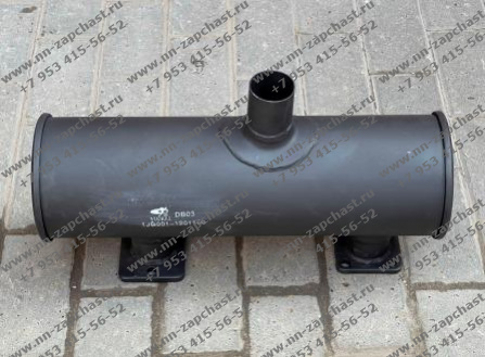 1JG001-1201100 выхлопной контейнер двигателя yuchai YCD4J20T-98 глушитель двс ючай оригинальные запчасти заводские комплектующие китайских фронтальных погрузчиков sdlg