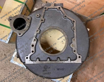 C92AL-92AL028, 4110001003130 Картер маховика двигателя Shanghai двс шанхай катерпиллер оригинальные запчасти заводские комплектующие китайских фронтальных погрузчиков sdlg, xcmg, xgma, foton, liugong, longong, changlin