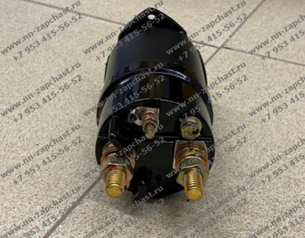 QD2827A-1, 612600090340, K612600090340-2 втягивающее реле стартера двигателя weichai-steyr wd615, wd10 электросистема двс вэйчай оригинальные запчасти заводские комплектующие китайских фронтальных погрузчиков sdlg, xcmg, xgma, foton