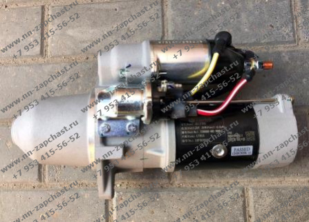 QDJ2751A, 3708010-001-0000J стартер двс двигателя FAW CA6110/125G5-18AG2, 6110/125G5-ZG20 оригинальные запчасти заводские комплектующие китайских фронтальных погрузчиков