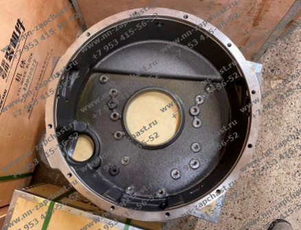 C92AL-92AL028, 4110001003130 Картер маховика двигателя Shanghai двс шанхай катерпиллер оригинальные запчасти заводские комплектующие китайских фронтальных погрузчиков sdlg, xcmg, xgma, foton, liugong, longong, changlin