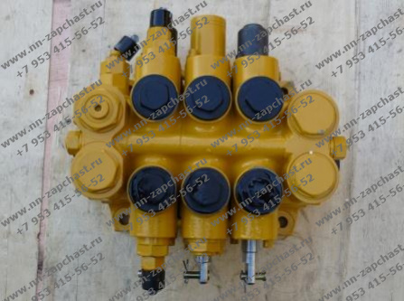 4120001799, ZL20DL1-03, DL20L1-03, Распределительный клапан гидросистемы фронтального погрузчика LG-918, двухконтурный распределитель, оригинальные запчасти и заводские комплектующие китайских фронтальных погрузчиков SDLG, xcmg, xgma, foton, liugong